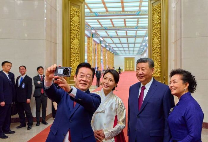 韓中首腦會談 就每年會面達成共識