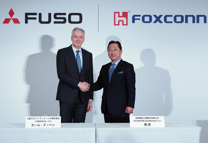 鴻海合資日本三菱FUSO　攻零排放巴士