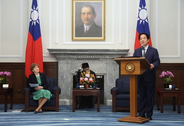 接見美參議員訪團　賴總統：台灣提升自我防衛能力決心沒有絲毫改變