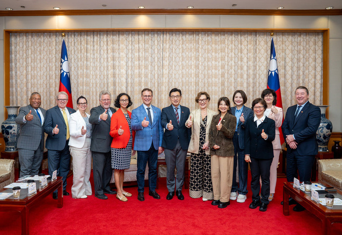 江啟臣會加拿大訪團　盼在更多國際議題持續合作