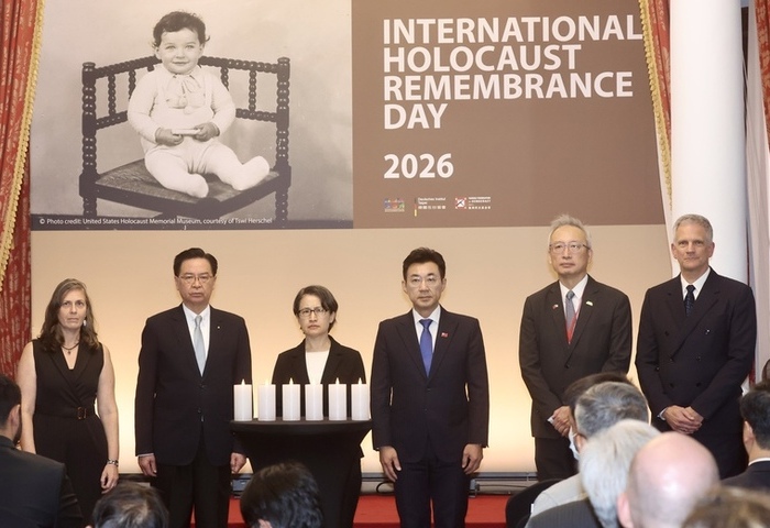 蕭副總統出席猶太大屠殺紀念日　強調台灣落實轉型正義