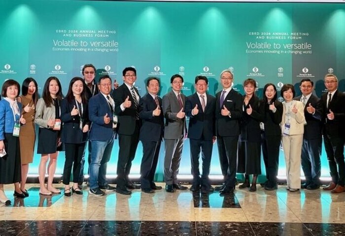 駐英代表姚金祥率團參加歐銀年會　展現台灣多元實力
