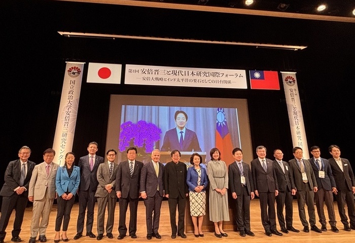 安倍晉三論壇東京登場　安倍昭惠：理念已在世界發芽