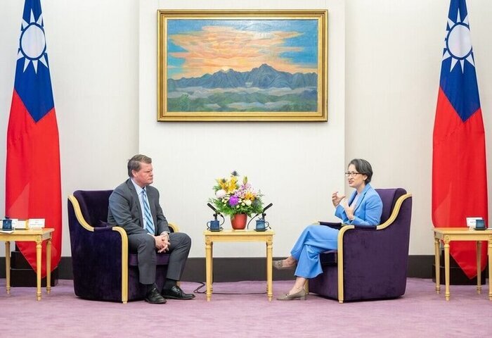 副總統接見薛瑞福　盼國際友人持續挺台強化自我防衛