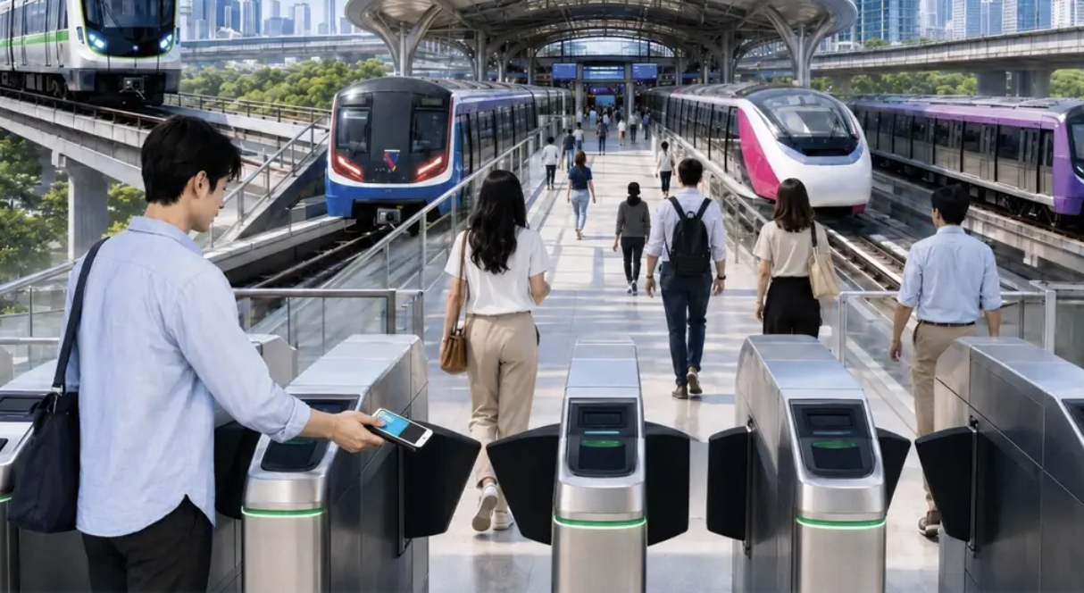 曼谷捷運單程上限45泰銖　泰國共同票證2027年元旦上路