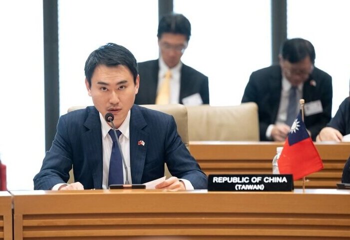 江啟臣率團出席APPU　陳冠廷代表發表國家報告