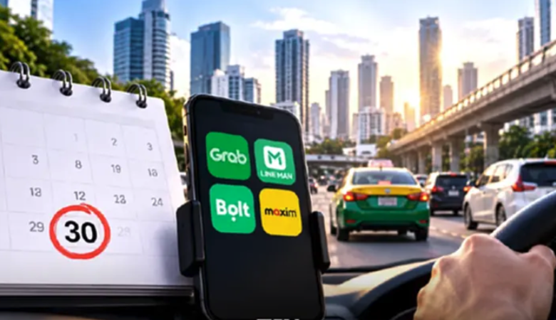 泰國網約車駕駛9月底前須持公共駕照　政府加強平台管理