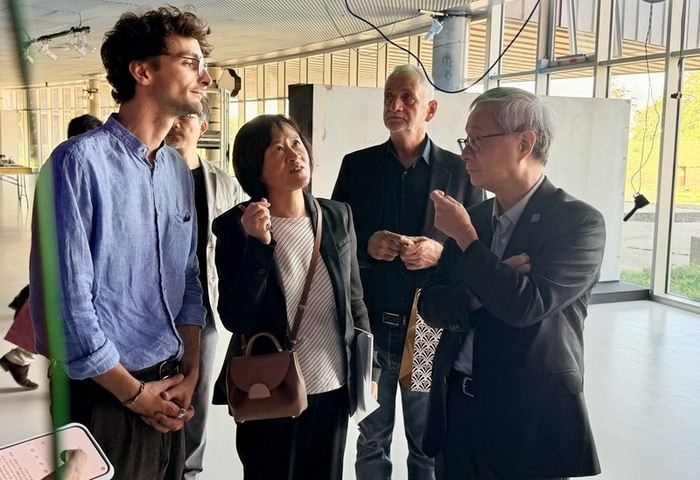 李遠參訪巴黎加爾日立方　為空總等文化建設汲取經驗