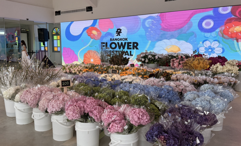  曼谷花卉節登場　帕空花市串聯藝術餐飲生活風格