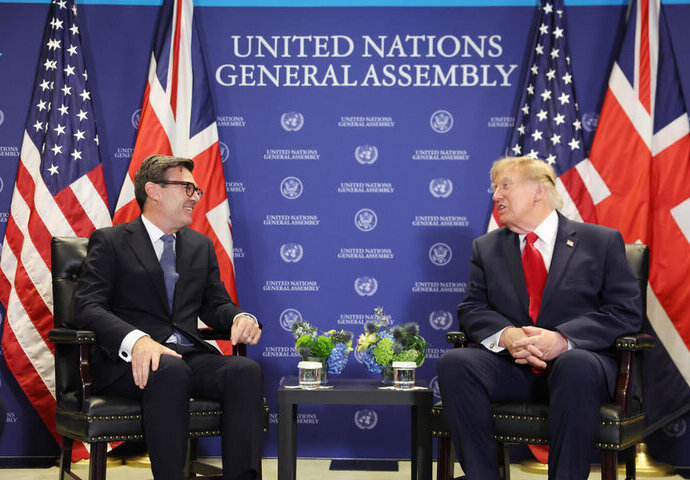 英相柏南與川普會晤　籲向習近平提黎智英案