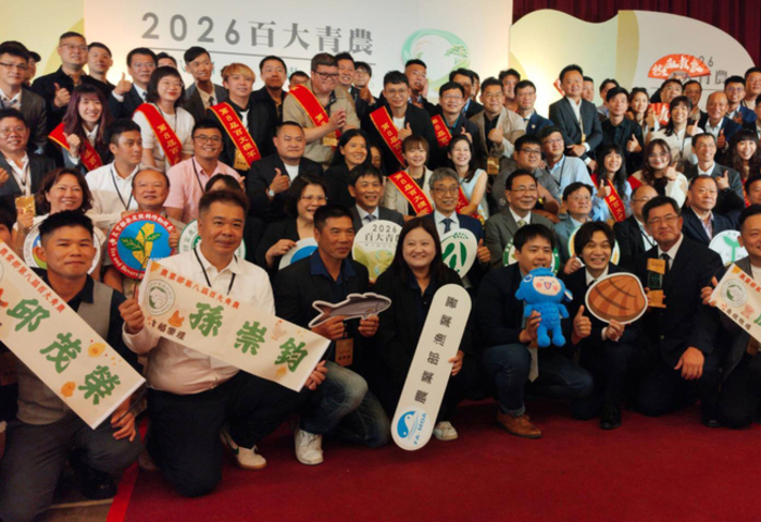 第8屆百大青農獲表揚　106人平均年齡34歲