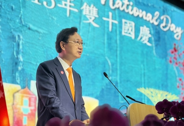 駐新加坡代表國慶酒會談台星關係　經貿互信、共同確保區域安全