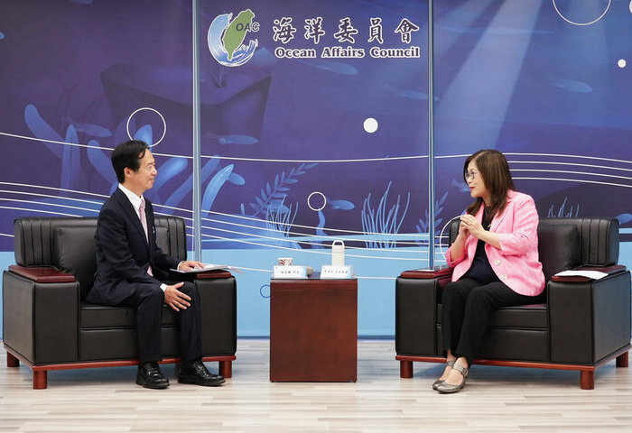 日本台灣交流協會高雄事務所長拜會海委會　盼深化海洋治理合作